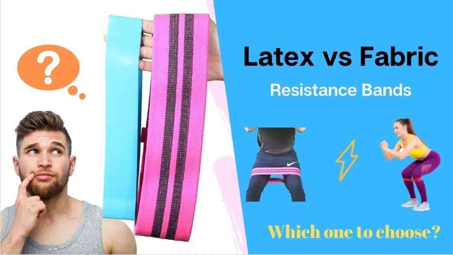 Banda de cadera de tela vs. látex