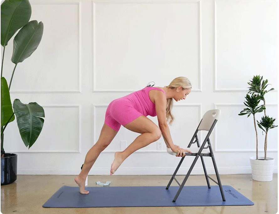 Modified Plank Marches pregnant pilates exercise