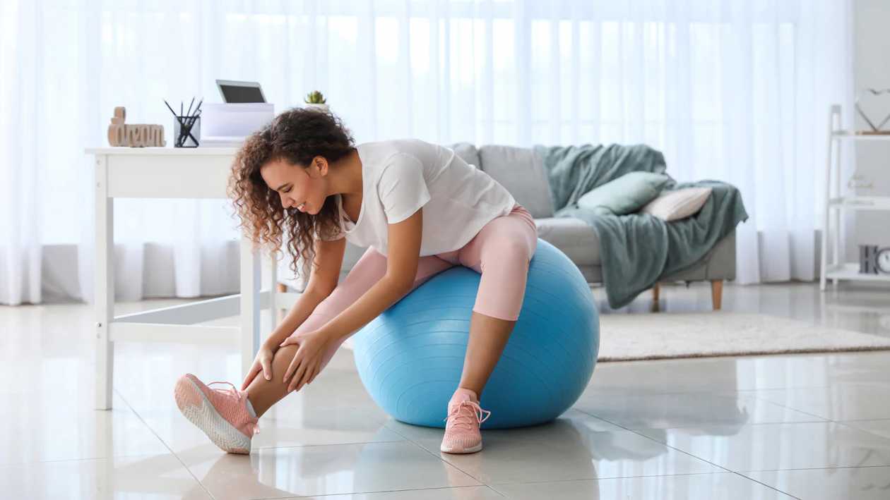 A na-eji yoga bọọlụ eme ihe