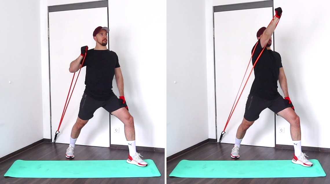 Chest Press with Resistance Band