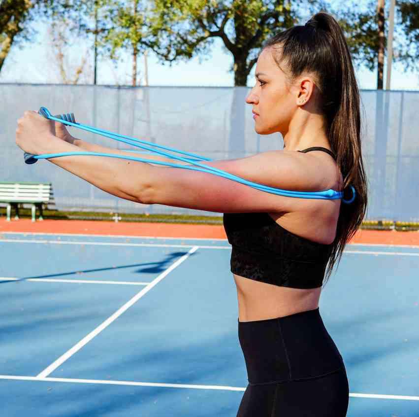 Chest Resistance Band Training