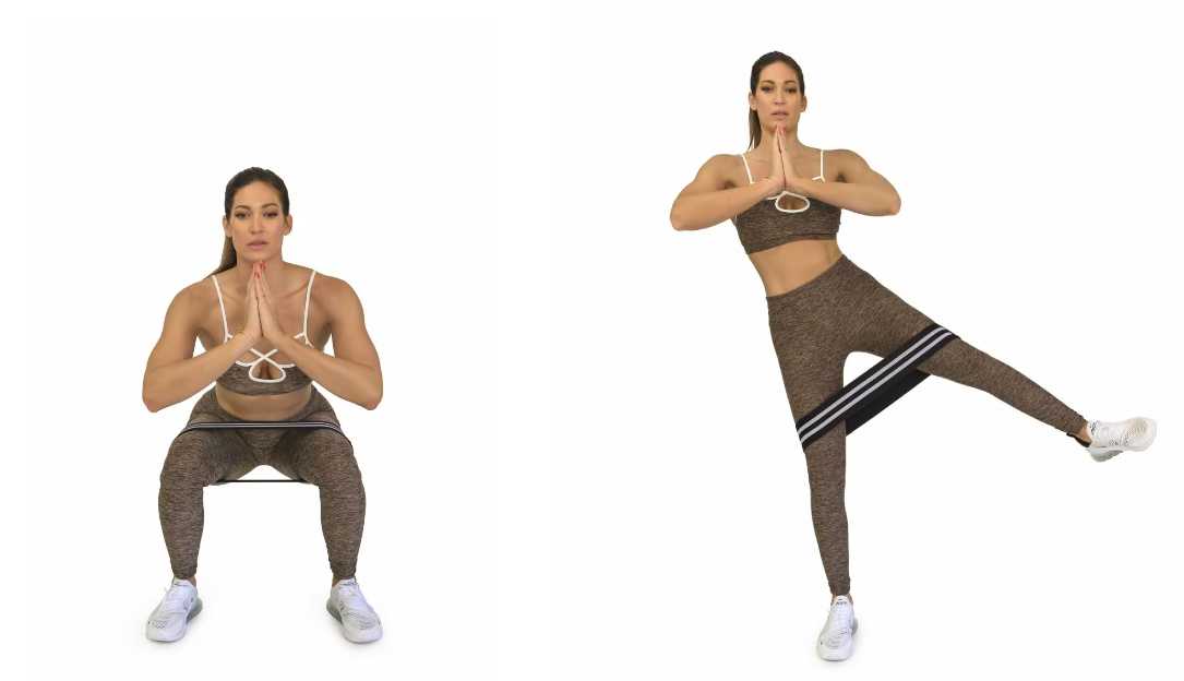 Lateral Leg Walks with Resistance Band