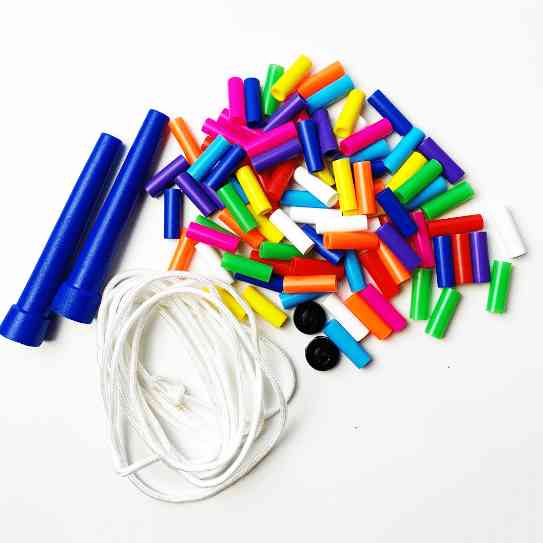 beaded jump rope