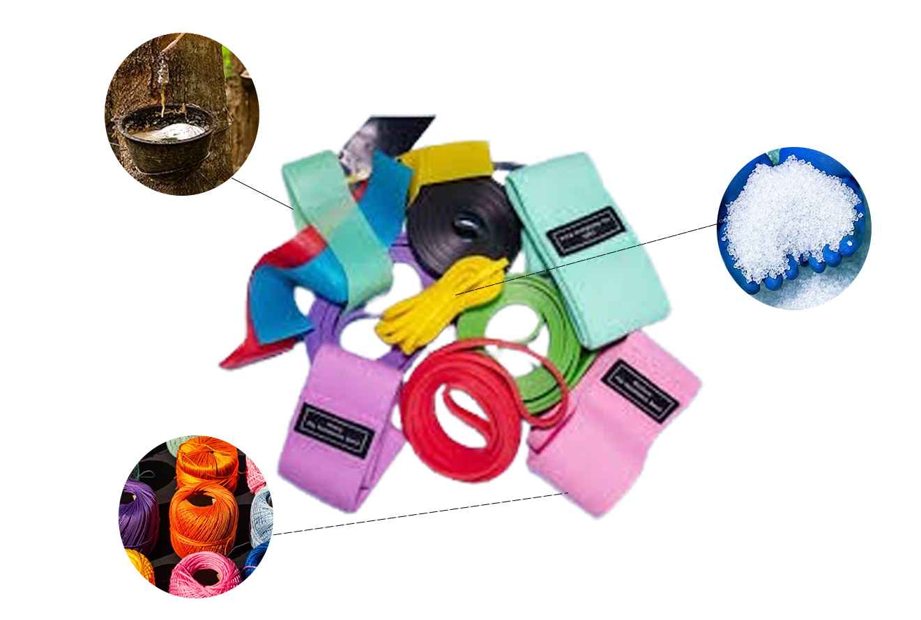 resistance band material custom