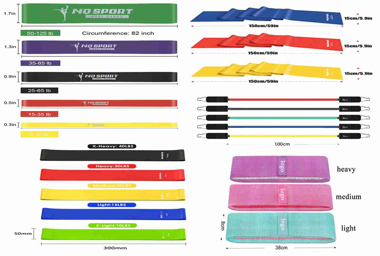 resistance band size custom