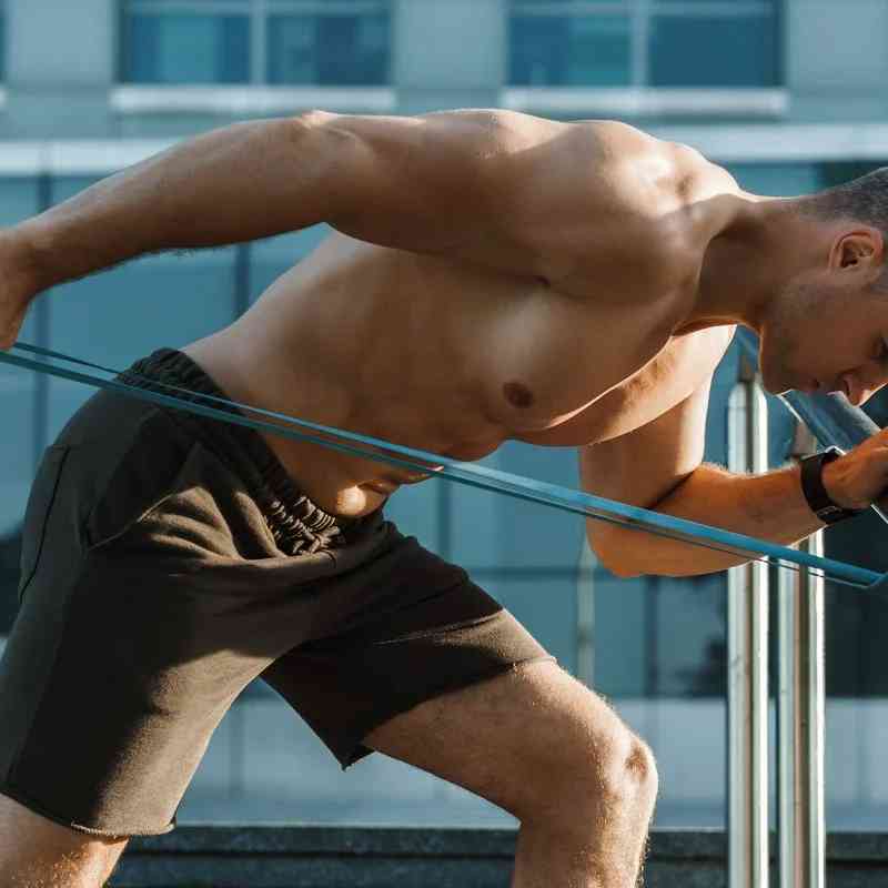 resistance band tricep workout